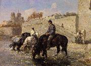 Huile sur toile